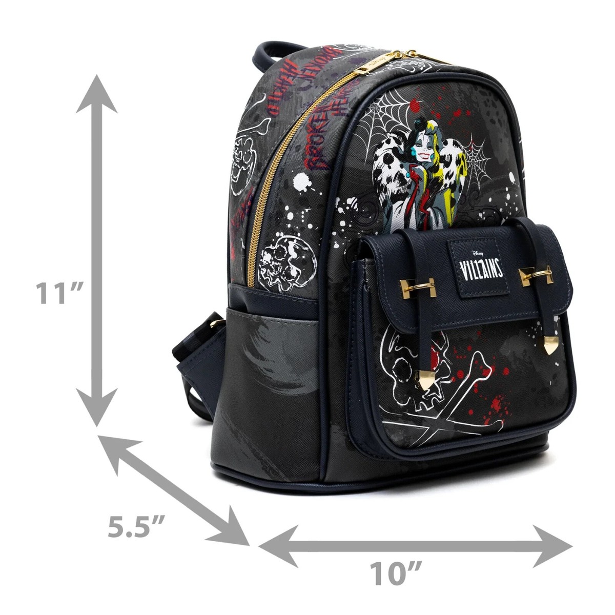 Disney Villains Cruella de Vil WondaPOP LUXE Mini Backpack 