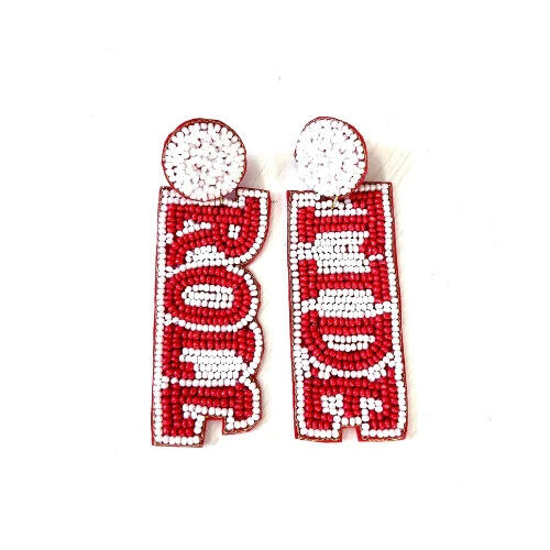 Game Day Earring For Girls Drop Earrings Tassel Earrings Manufactured From India - Afbeelding 1 van 5