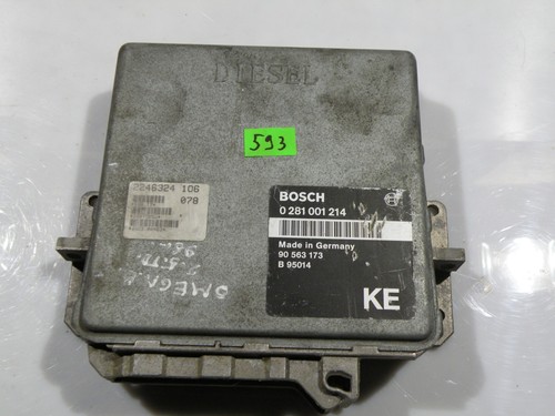 OPEL OMEGA B 1996 2.5 TD Motorsteuergerät Modul ECU BOSCH 0281001214