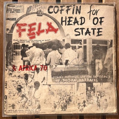 Fela & Africa 70 -Coffin For Head Of State (1st Nigeria 1981) - LP/VG - Cover/VG