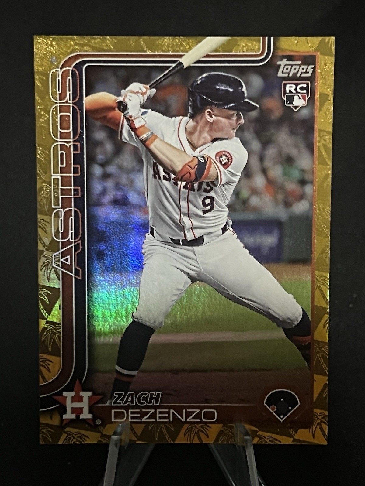 2025 Topps Series 1 - Zach Dezenzo #89 Gold Holofoil 41/50 (RC) Houston Astros