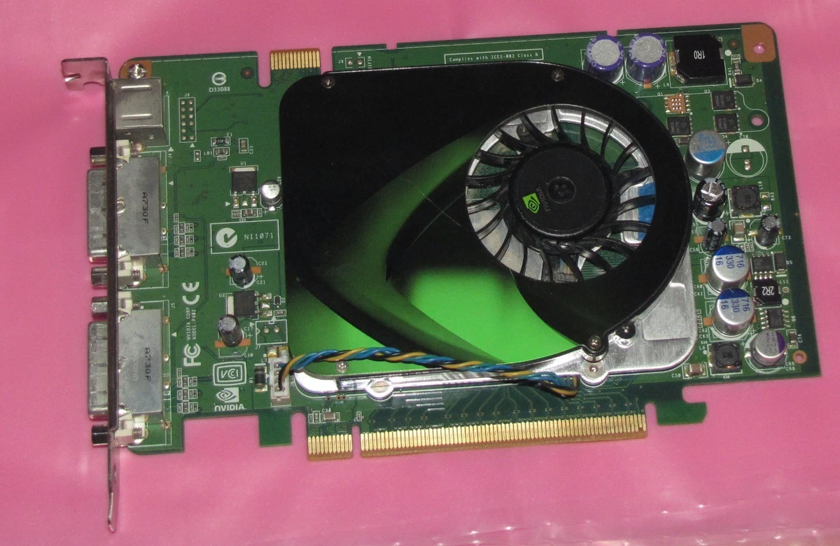 NVIDIA GeForce 8600GT NVIDIA 256 MB Memory Computer Graphics Cards