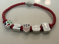 FIFA 2026 World Cup Fan Fest Team USA Charm Bracelet -USMNT🇱🇷 UNIQUE