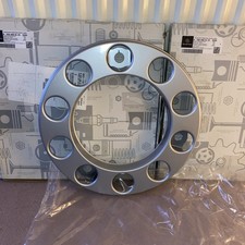 Genuine MERCEDES 22.5" WHEEL Nut  Trim Rings  10 STUD ACTROS 1 Pair BRAND  NEW