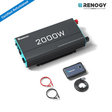 Refurbished Renogy 2000W Pure Sine Wave Inverter Remote Controller 12V DC to AC