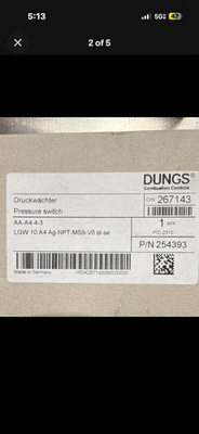 #ad Dungs Pressure Switch AA A4 4 3 LGW 10 A4 Ag NPT MS9 V0 st se MPN 254393 $100.00