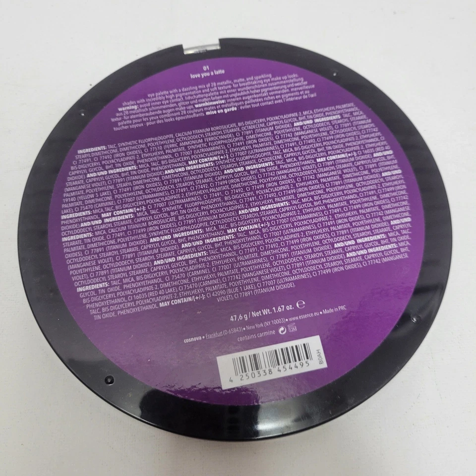 NEW Essence Counting Hearts Love You A Latte Eyeshadow Palette 28 Colors - Image 2 of 4