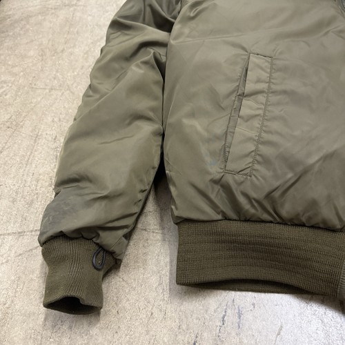 Cabelas Premier Northern Goose Down Reversible Jacket Size Large Green Full Zip - Picture 4 of 15