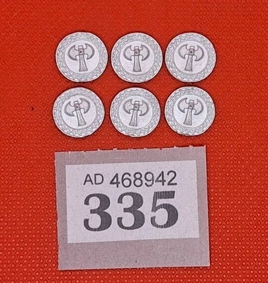 GAMES WORKSHOP Warhammer Fantasy Nano Rompiferro Scudi Metallo x 6 Giochi Officina Nani