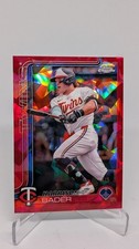 2025 Topps Chrome Sapphire Harrison Bader Red /5 #62