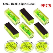 9Pcs Small Bubble Spirit Level, Mini Magnetic...