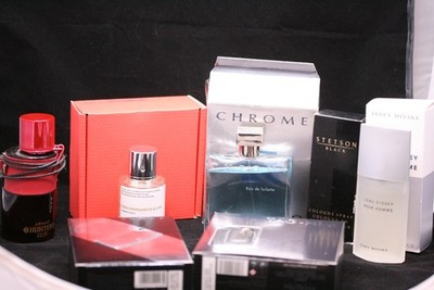 7 Cologne Lot Armaf hunter Le Pardait Tag Azzaro Chrome Issey Miyake all 95%+