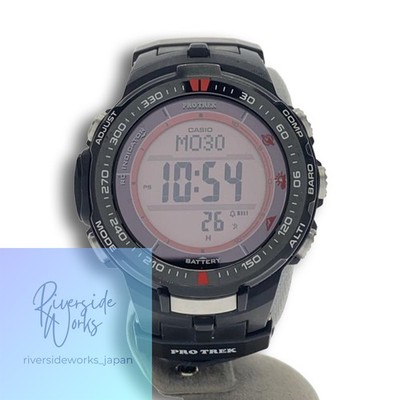 CASIO Solar Watch PROTREK Digital Black SS