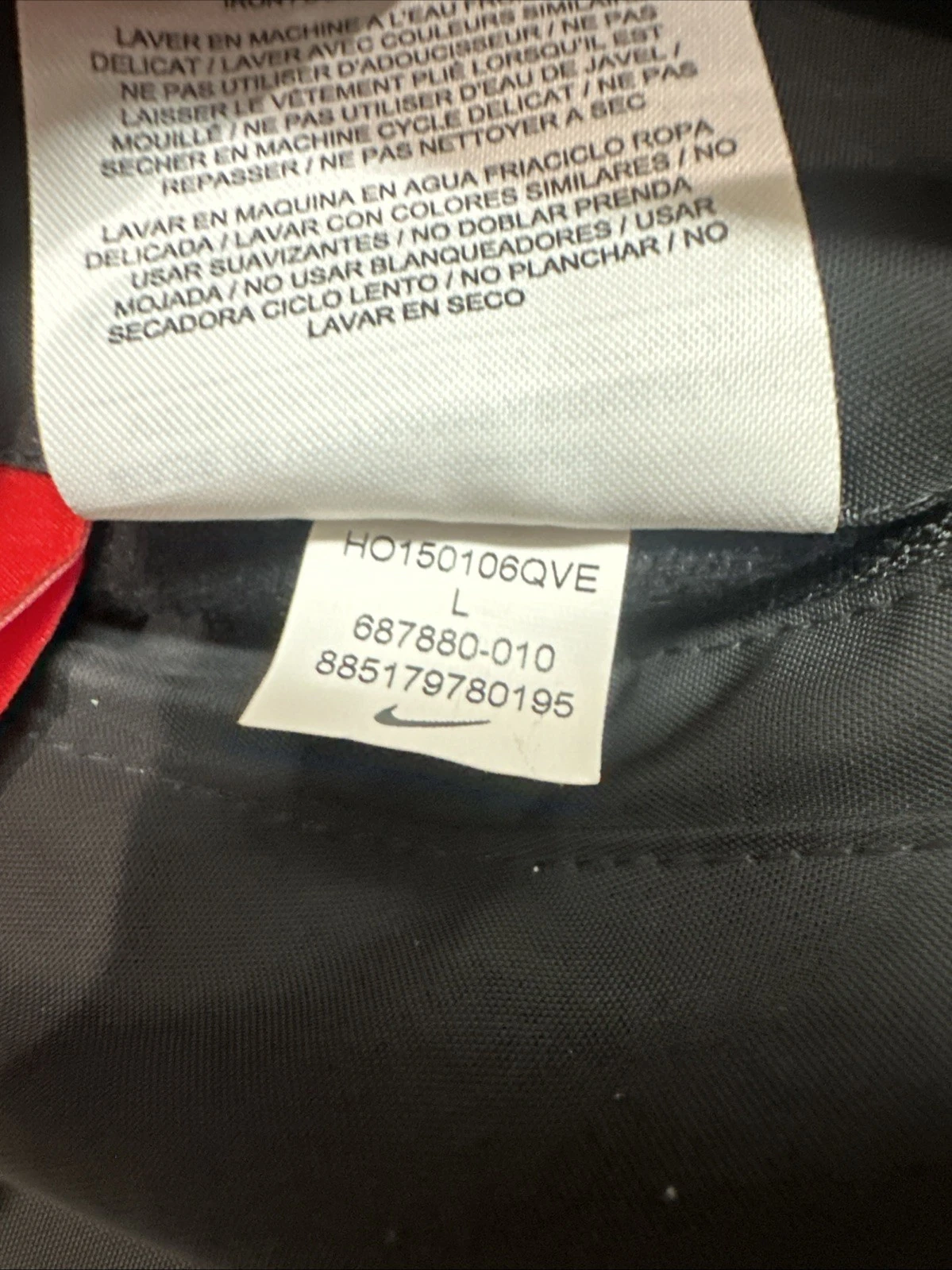 Nike Downtown 550 Reversible Black/Cool Grey Bomber Down Jacket  Men Size L image 6