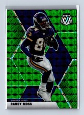 2020 Panini Mosaic #133 Randy Moss Prizm Reactive Green