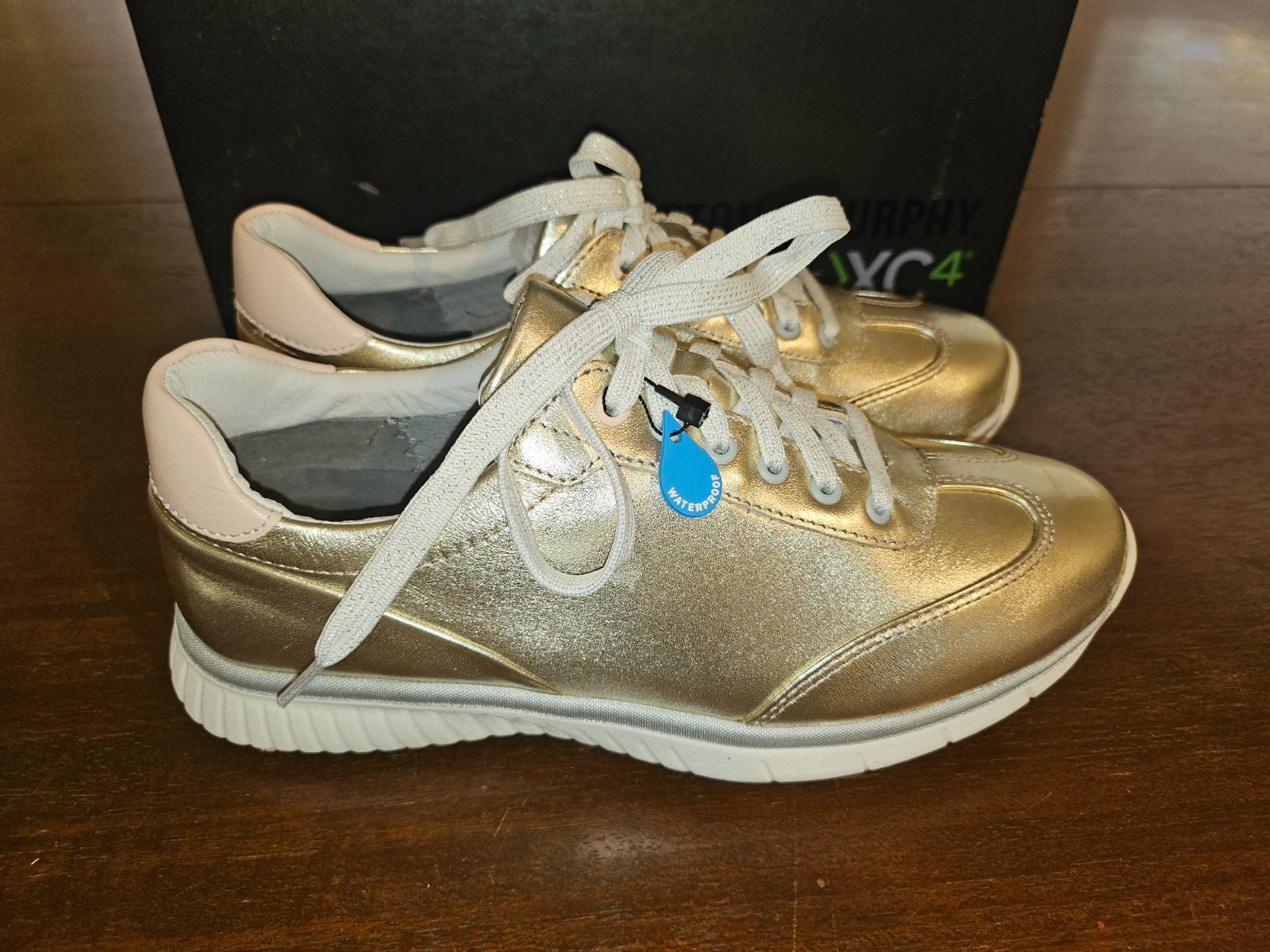 Gold Metalic Womens Size 7.5 New