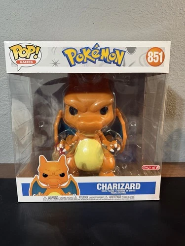 Funko Pop! Vinyl Jumbo 10 inch Pokémon Charizard Target Exclusive #851 New