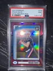 2024 Panini Donruss - Rated Rookie Drake Maye #379 Optic Preview Pink Prizm (RC)