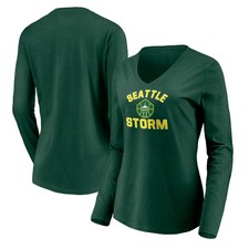 Women's Green Seattle Storm Overtime Long Sleeve T-Shirt