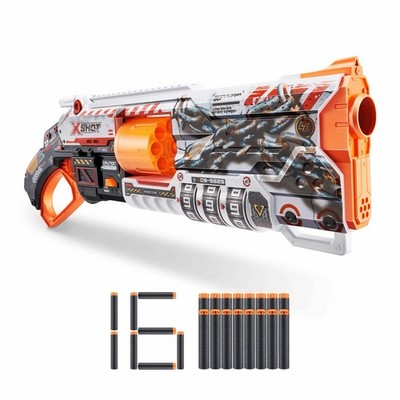 X-Shot Skins Lock Blaster (16 Darts) by ZURU for Ages 8 & Up New