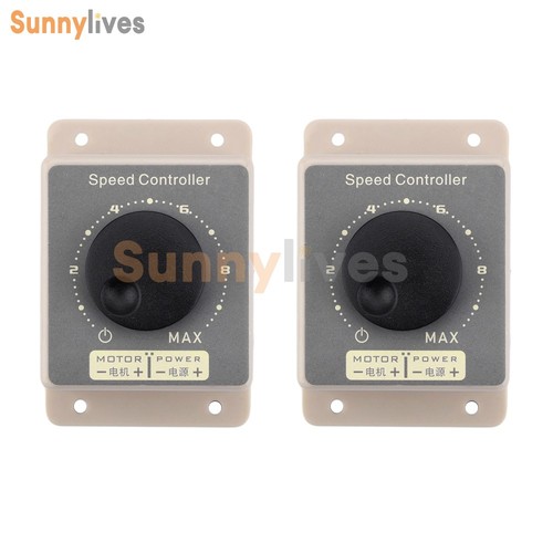 1-10PC 10-60V 20A Pulse Width Modulator PWM DC Motor Speed Controller Waterproof - Picture 17 of 18
