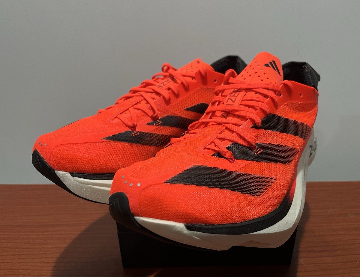 Adidas Adizero Adios Pro 3 Men Size 13 Scarlet Black Red
