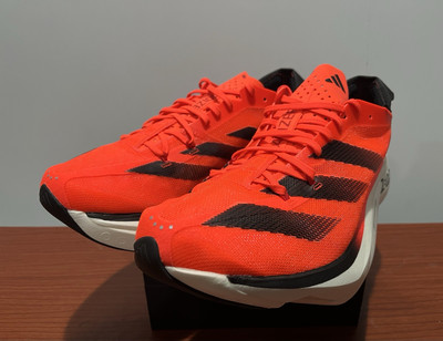 Adidas Adizero Adios Pro 3 Men Size 7.5 Scarlet Black Red Running
