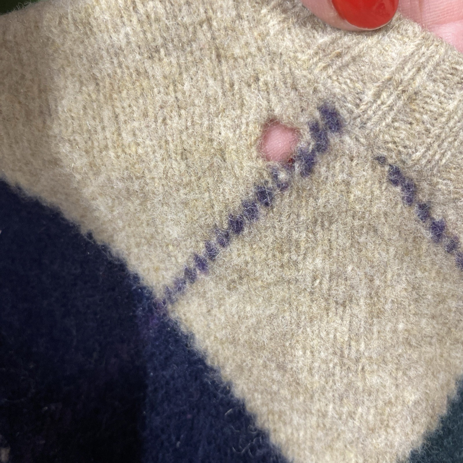 Pendleton Pullover Size Medium 100% Wool - image 8