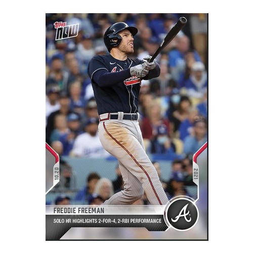 2021 Topps Now 999 Freddie Freeman