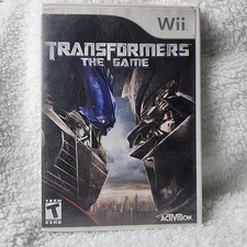 Nintendo Wii Transformers: The Game Rated T Teen Video Game