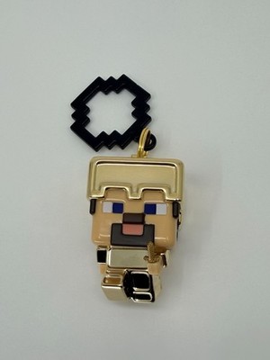 Minecraft Series 4 24K Gold Plated Backpack Hanger Keychain