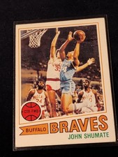 1977-78 Topps Basketball - #104 John Shumate - Buffalo Braves VG-EX Condition 