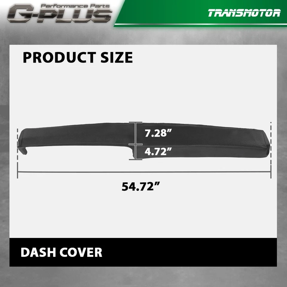 Tapa de cubierta de tablero apta para Chevrolet Nova Apollo Omega Ventura 1969-1974 Foto 4 de 4