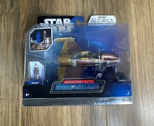 Star Wars Micro Galaxy Squadron Shin Hati's Fiend Fighter w Figure SAME DAY SHIP