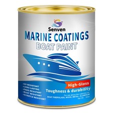 Senven Boat Paint 35 Oz Gloss White Marine Topside Bottom 35 Fl Oz Grey