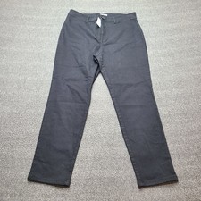 Loft Pants Womens 10P Black Excellent Straight Five Pocket Stretch Career Office