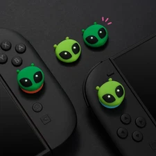 GeekShare NS2 Thumb Grip Caps for Nintendo Switch 2025 Joystick Cover 4PCS Alien
