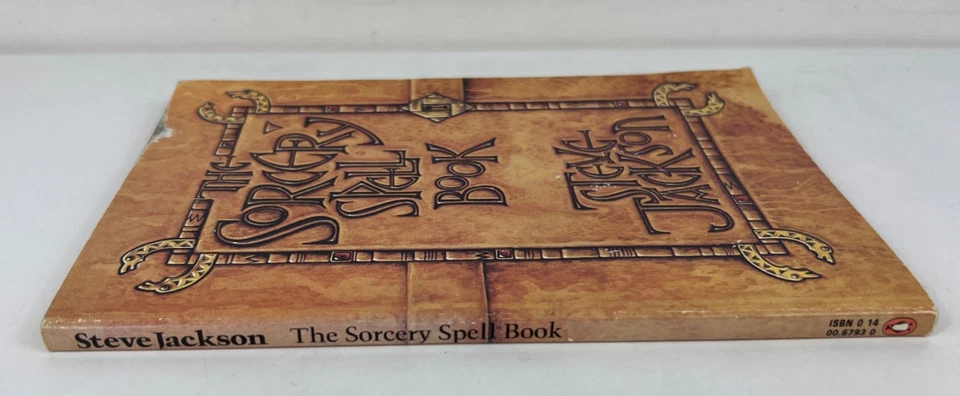 The Sorcery Spell Book Steve Jackson Vintage Adventure Book 1983 1st First - Image 4 of 4