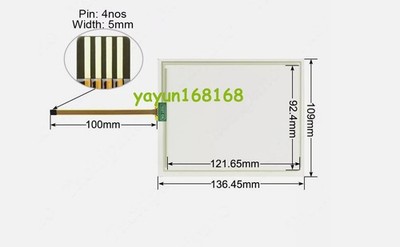 ONE Touch screen panel for AMT10595 AMT 10595 91-10595-00A @ya *mc