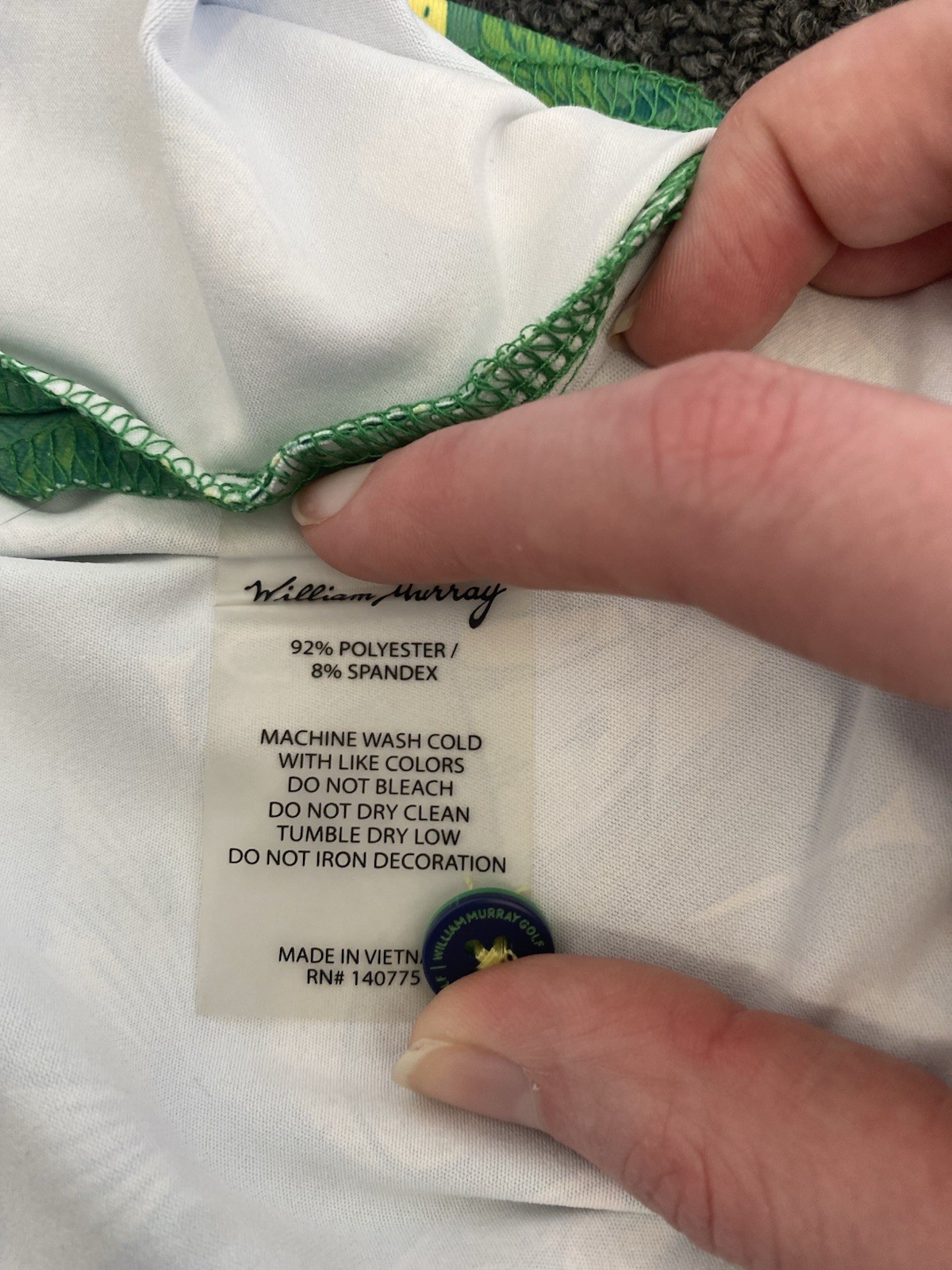 Willam Murray Lemonade Time Performance Golf Polo… - image 7