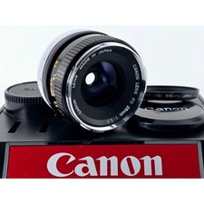 Chrome Nose Near MINT Canon FD 28mm f3.5 Wide Angle MF Lens From Japan