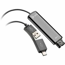 Image of Hp Poly Hp Poly Da75 Usb To Qd Black Adapter Taa. Product Type: Interface Adapte