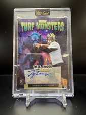 CZB666 - 2025 Wild Card Turf Monsters - Tyler Shough - 1 of 1 - Auto - Sealed