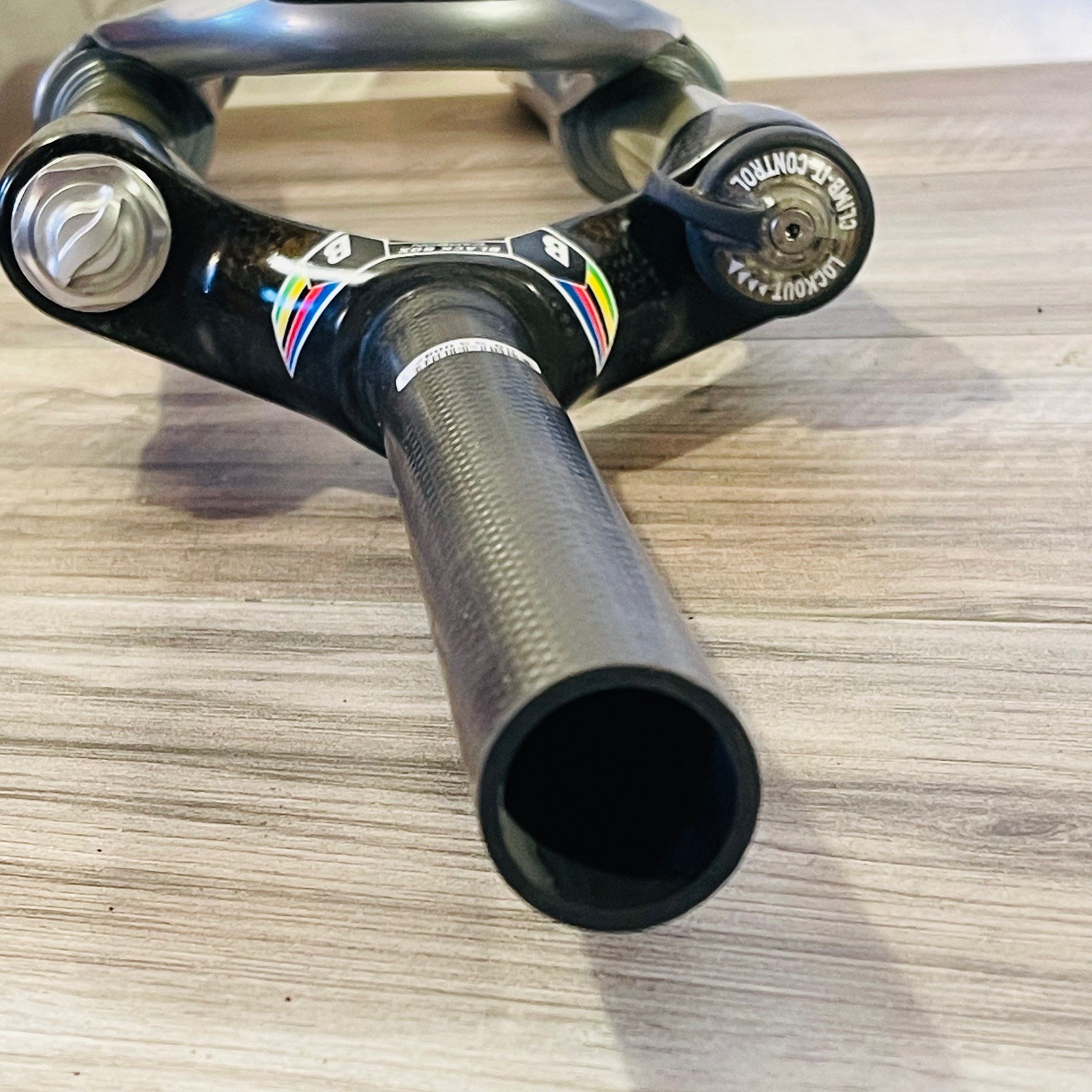 Rock Shox SID World Cup Black Box 1 1/8 Carbon 26 218mm NEEDS REBUILD