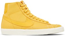 Nike Blazer Mid '77 CNVS Topaz Yellow Shoes DX5550-700 Women's 8 NEW