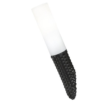 Globo LED Wandleuchte Jerez Rattanoptik Dunkelbraun 8W = 60W E27 warmweiß 2700K 