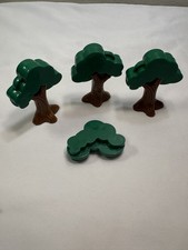 Train Track Trees Bush Leaves Trunk Replacement Pieces Parts Toys Green 2"