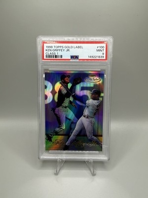 1998 Topps Gold Label Ken Griffey Jr Class 1 #100 PSA 9