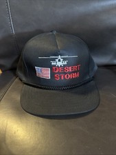 VTG BLACK DESERT STORM SNAPBACK CAP UNWORN
