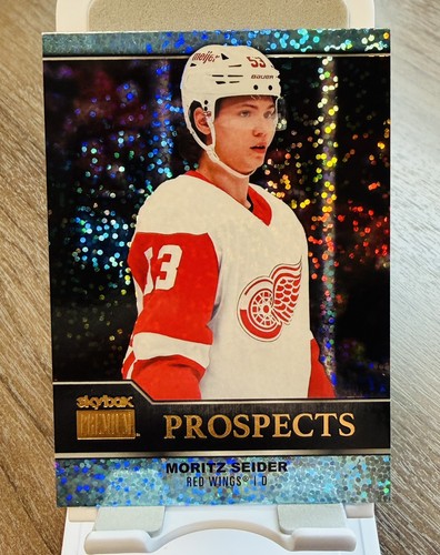 Moritz Seider [Sapphire] #PP-40 2021 Skybox Metal Universe Premium Prospects card